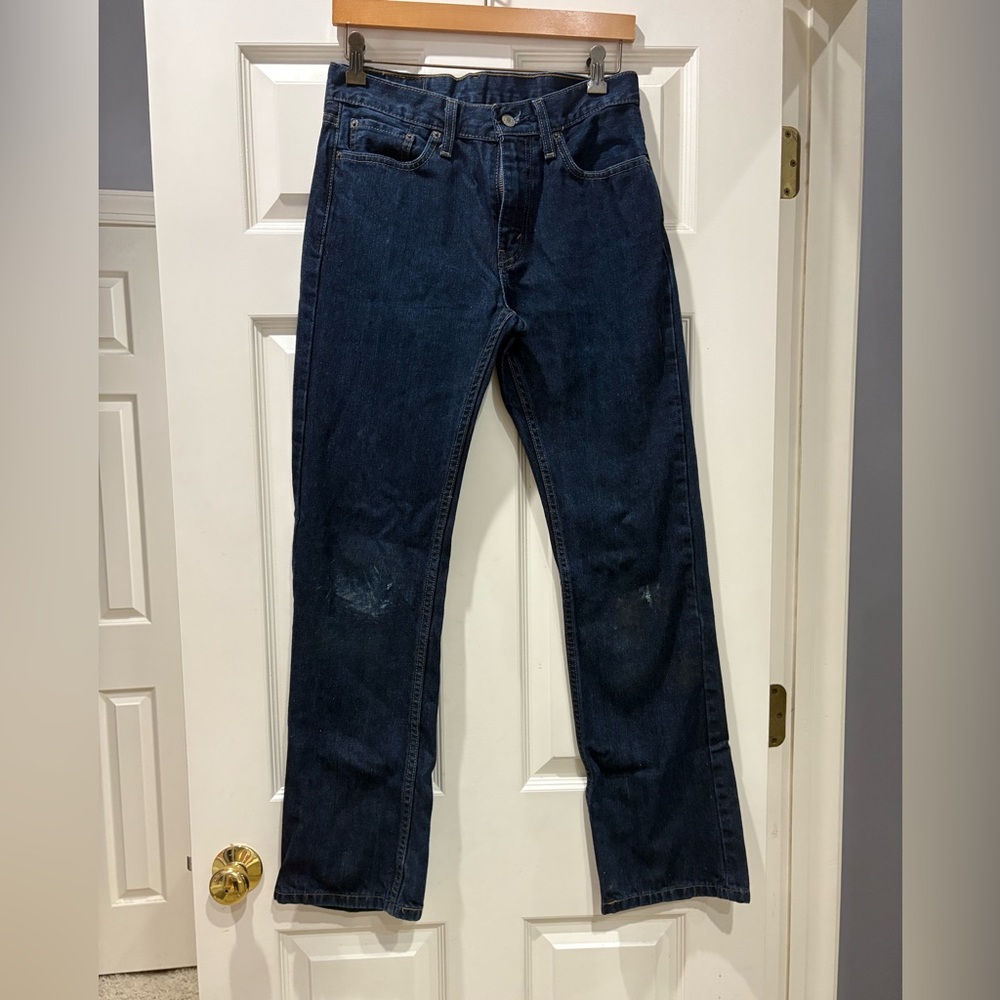 Levi's 527 Dark Blue Straight Jeans for Men 29x32